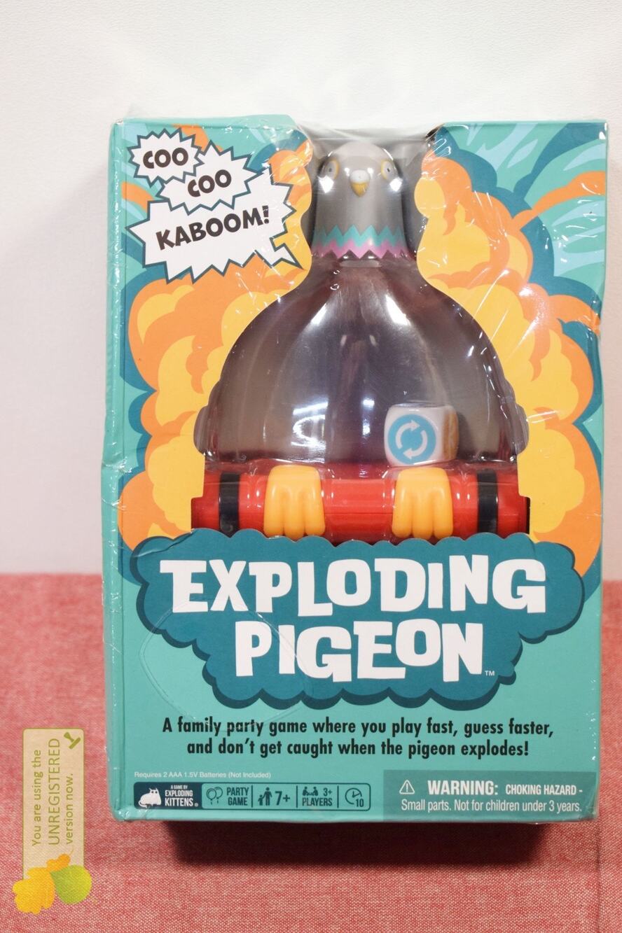 Exploding Kittens Exploding Pigeon Game